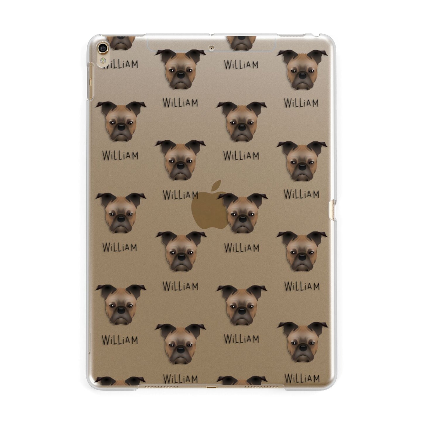Frug Icon with Name Apple iPad Gold Case