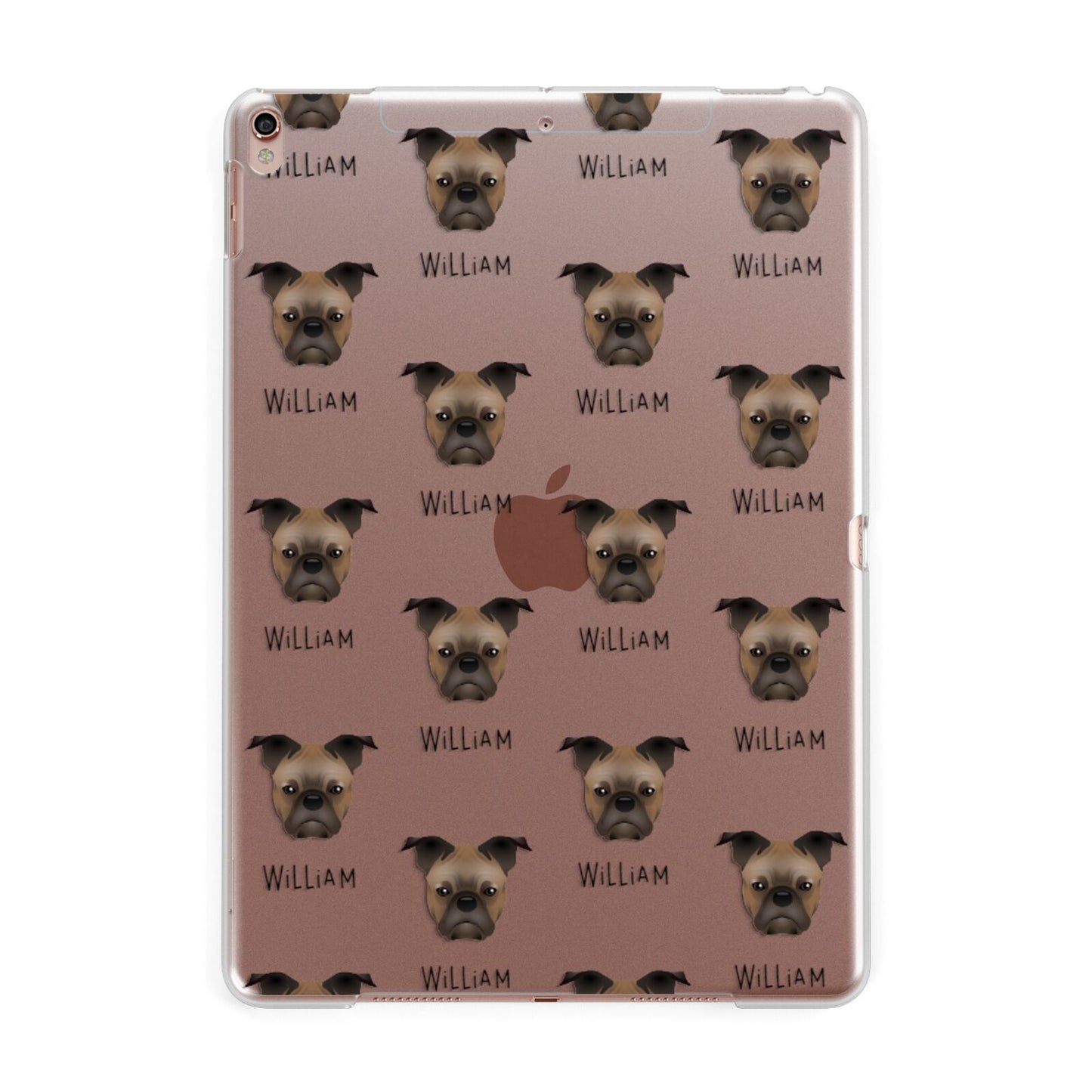Frug Icon with Name Apple iPad Rose Gold Case