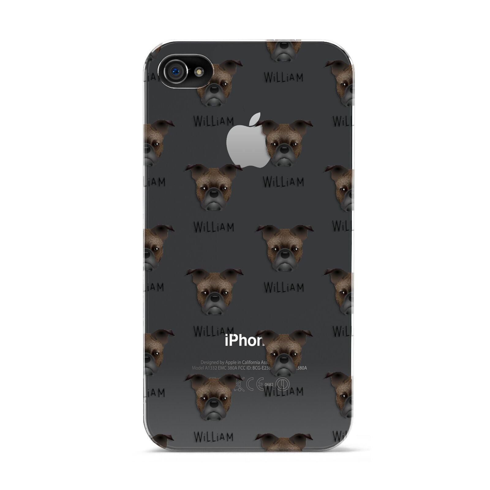 Frug Icon with Name Apple iPhone 4s Case