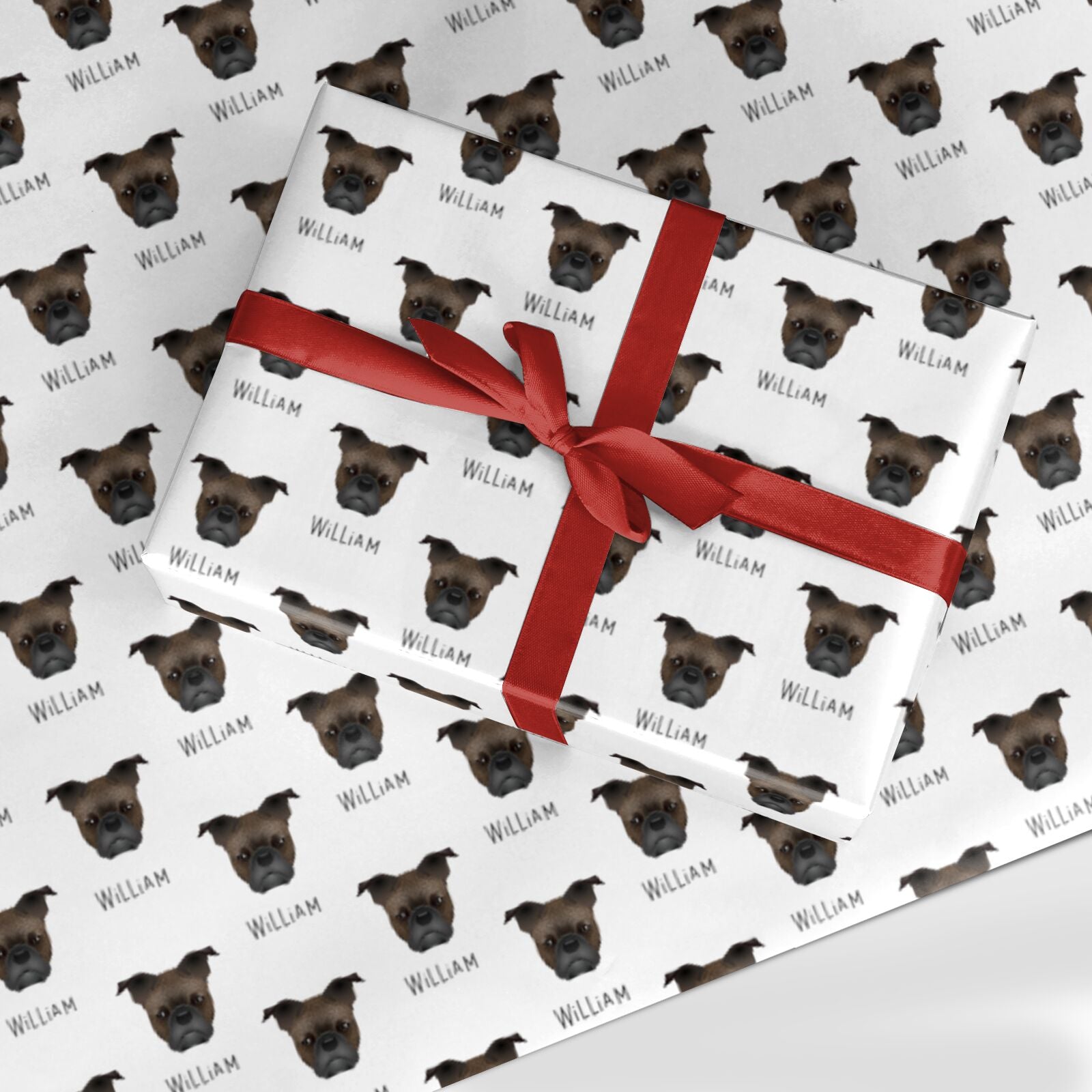 Frug Icon with Name Custom Wrapping Paper