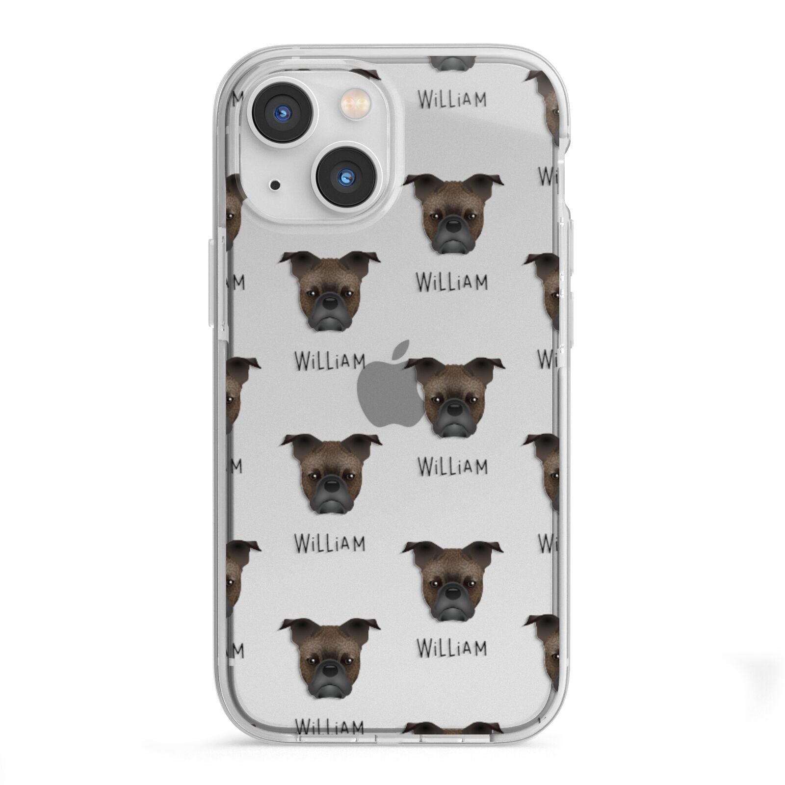 Frug Icon with Name iPhone 13 Mini TPU Impact Case with White Edges