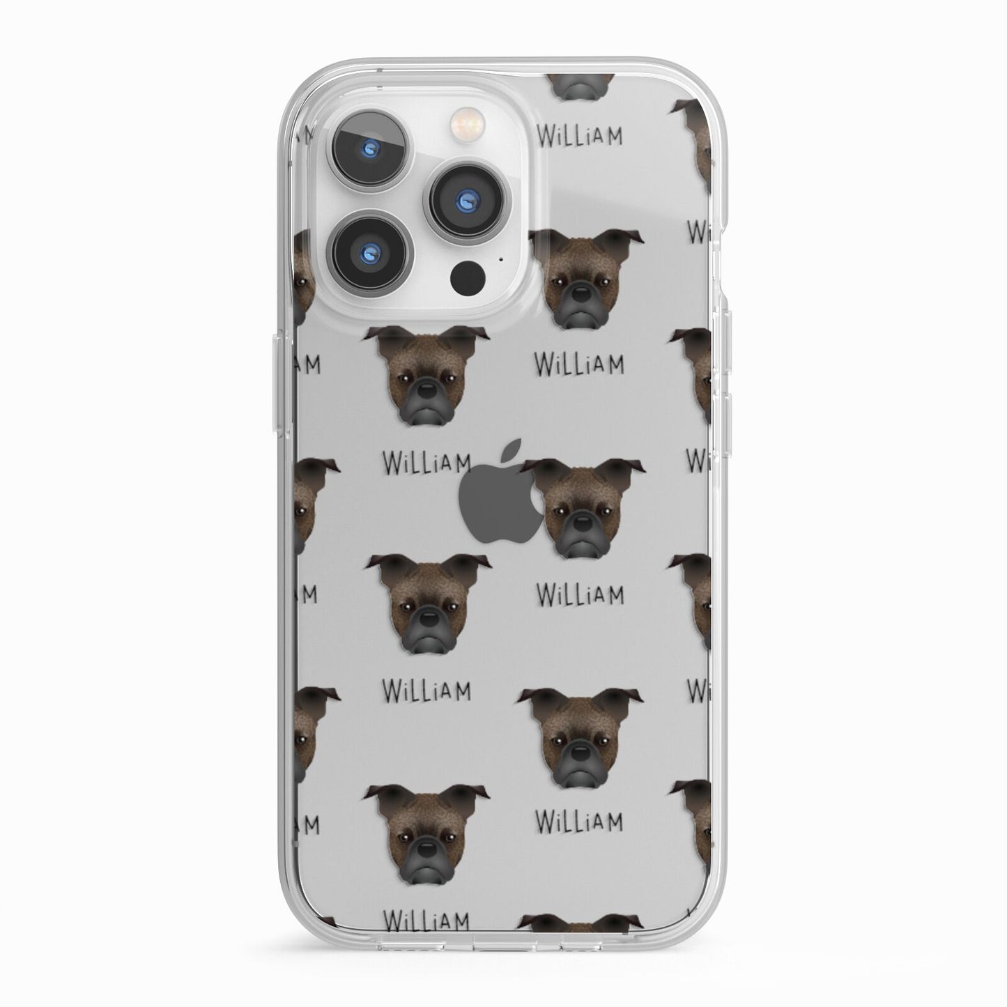 Frug Icon with Name iPhone 13 Pro TPU Impact Case with White Edges