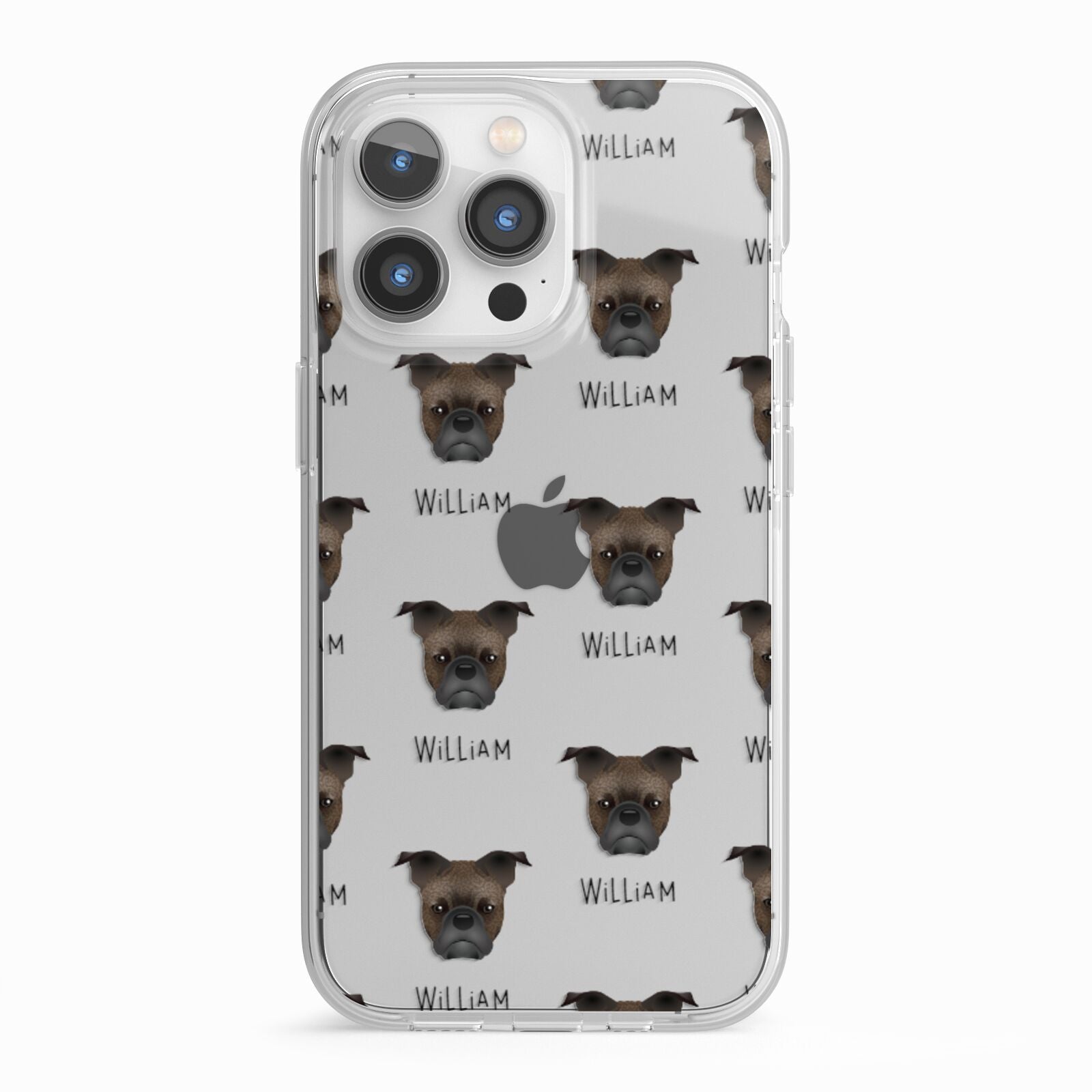 Frug Icon with Name iPhone 13 Pro TPU Impact Case with White Edges
