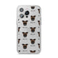 Frug Icon with Name iPhone 14 Pro Max Glitter Tough Case Silver