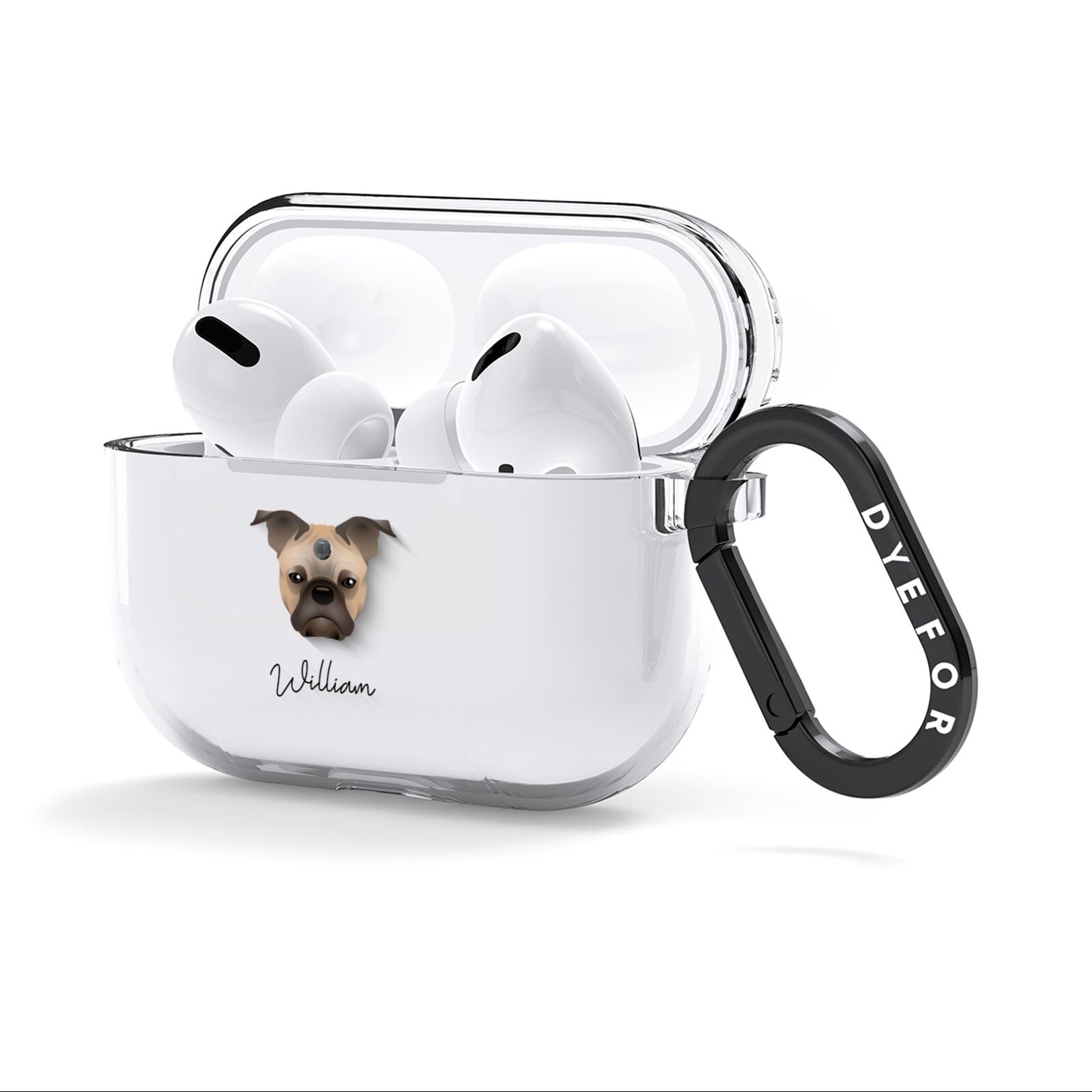 Frug Personalised AirPods Clear Case 3rd Gen Side Image