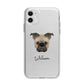 Frug Personalised Apple iPhone 11 in White with Bumper Case