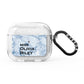 Full Name Grey Marble AirPods Glitter Case 3rd Gen