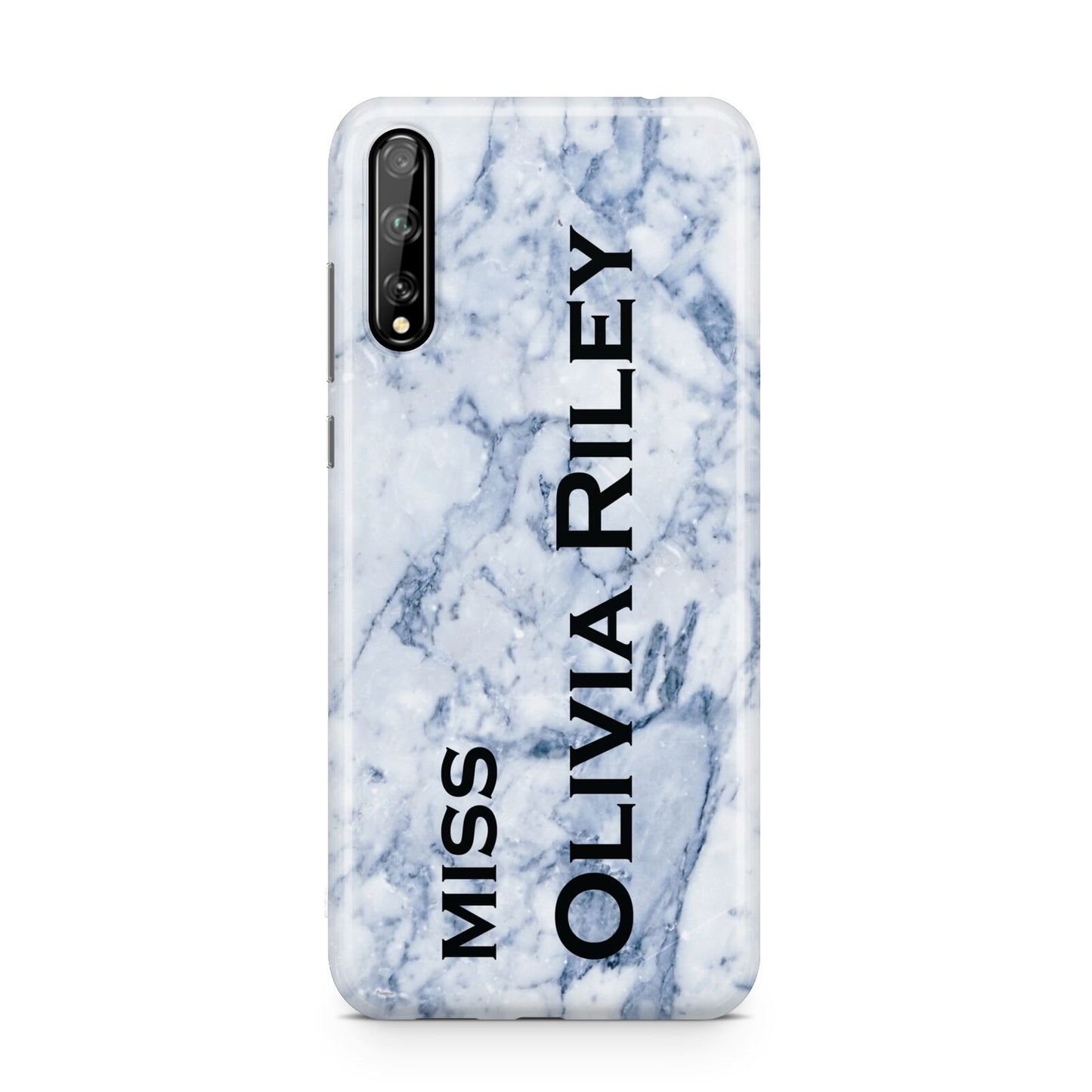 Full Name Grey Marble Huawei Enjoy 10s Phone Case