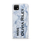 Full Name Grey Marble Huawei Enjoy 20 Phone Case