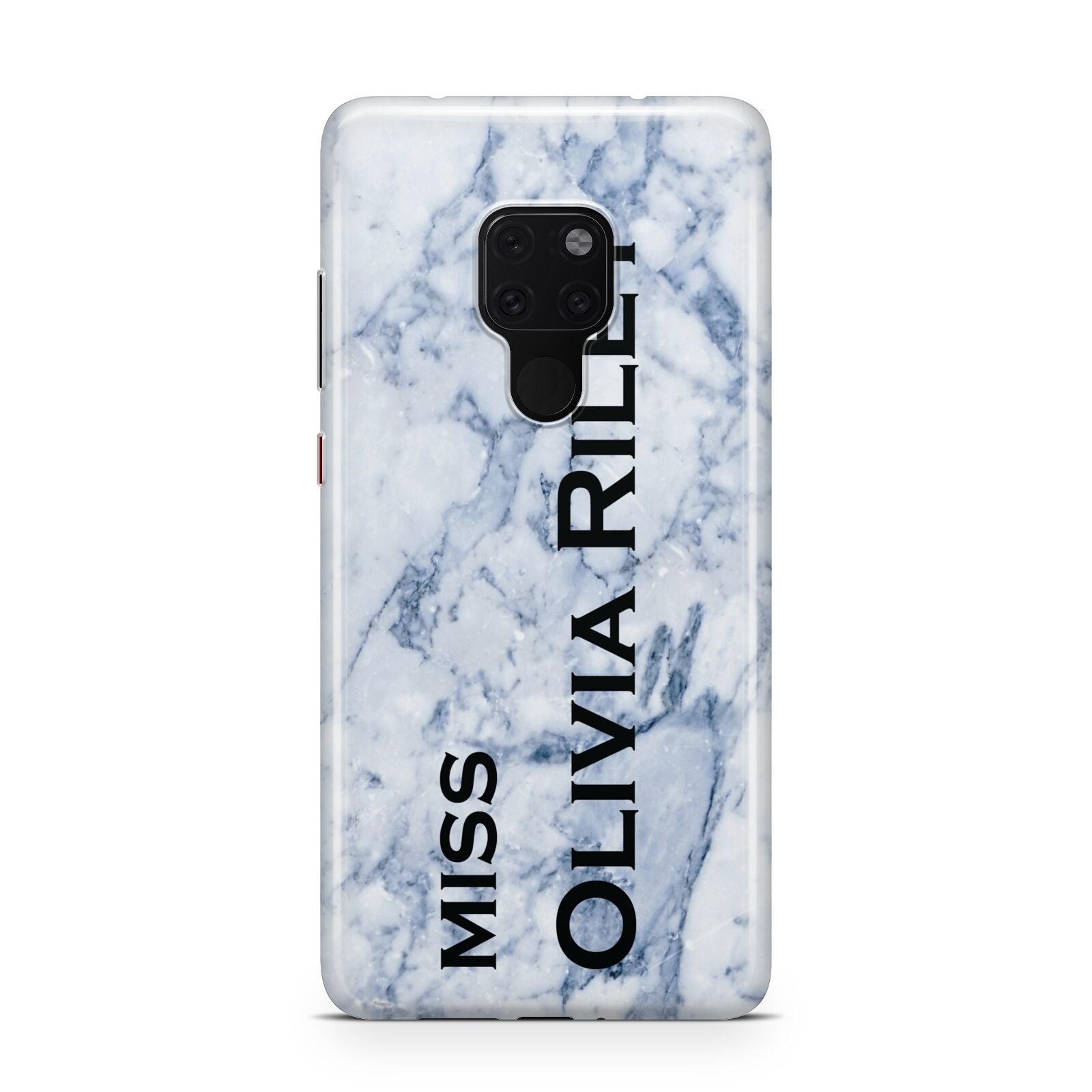 Full Name Grey Marble Huawei Mate 20 Phone Case