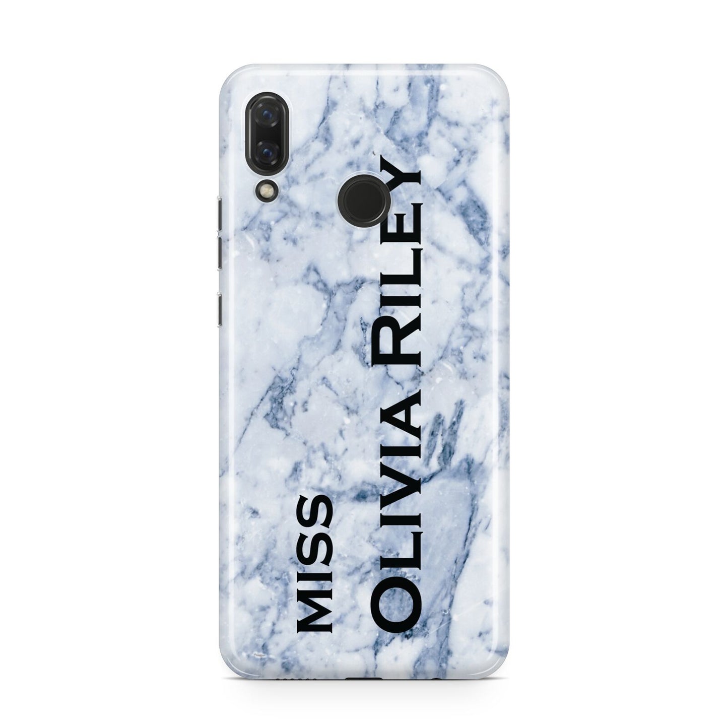 Full Name Grey Marble Huawei Nova 3 Phone Case