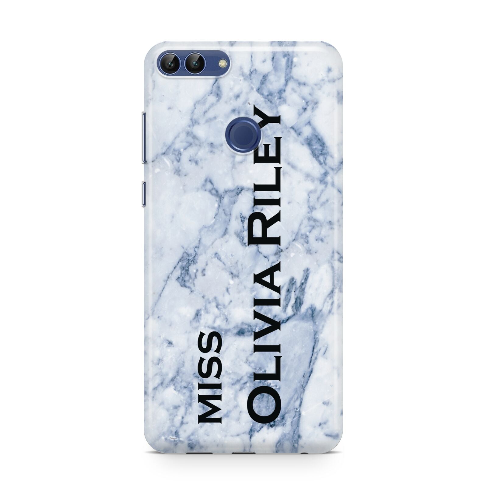 Full Name Grey Marble Huawei P Smart Case