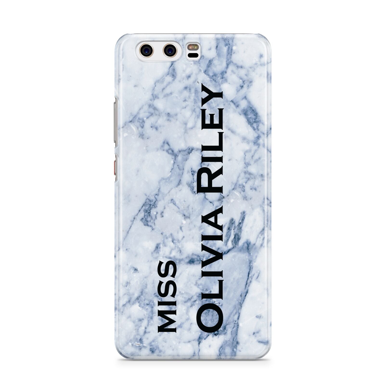 Full Name Grey Marble Huawei P10 Phone Case
