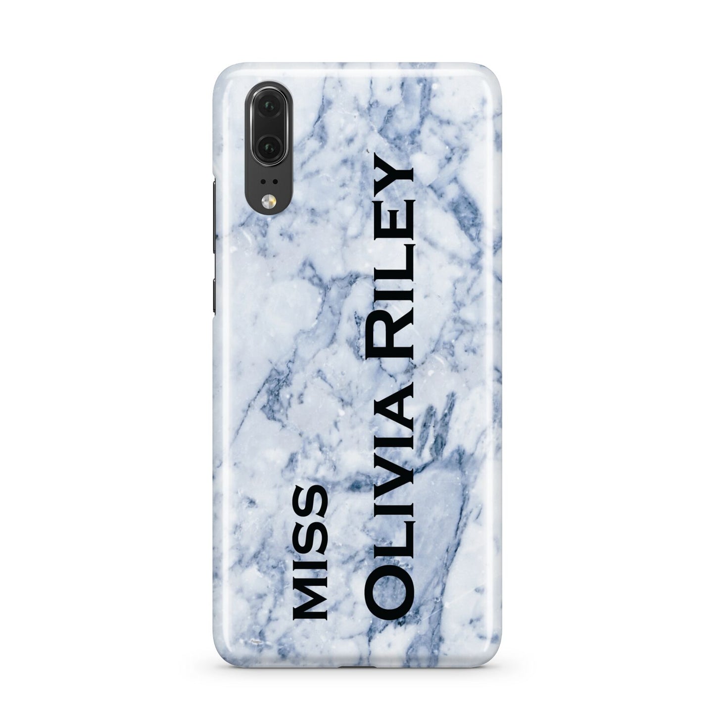 Full Name Grey Marble Huawei P20 Phone Case