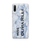 Full Name Grey Marble Huawei P30 Lite Phone Case