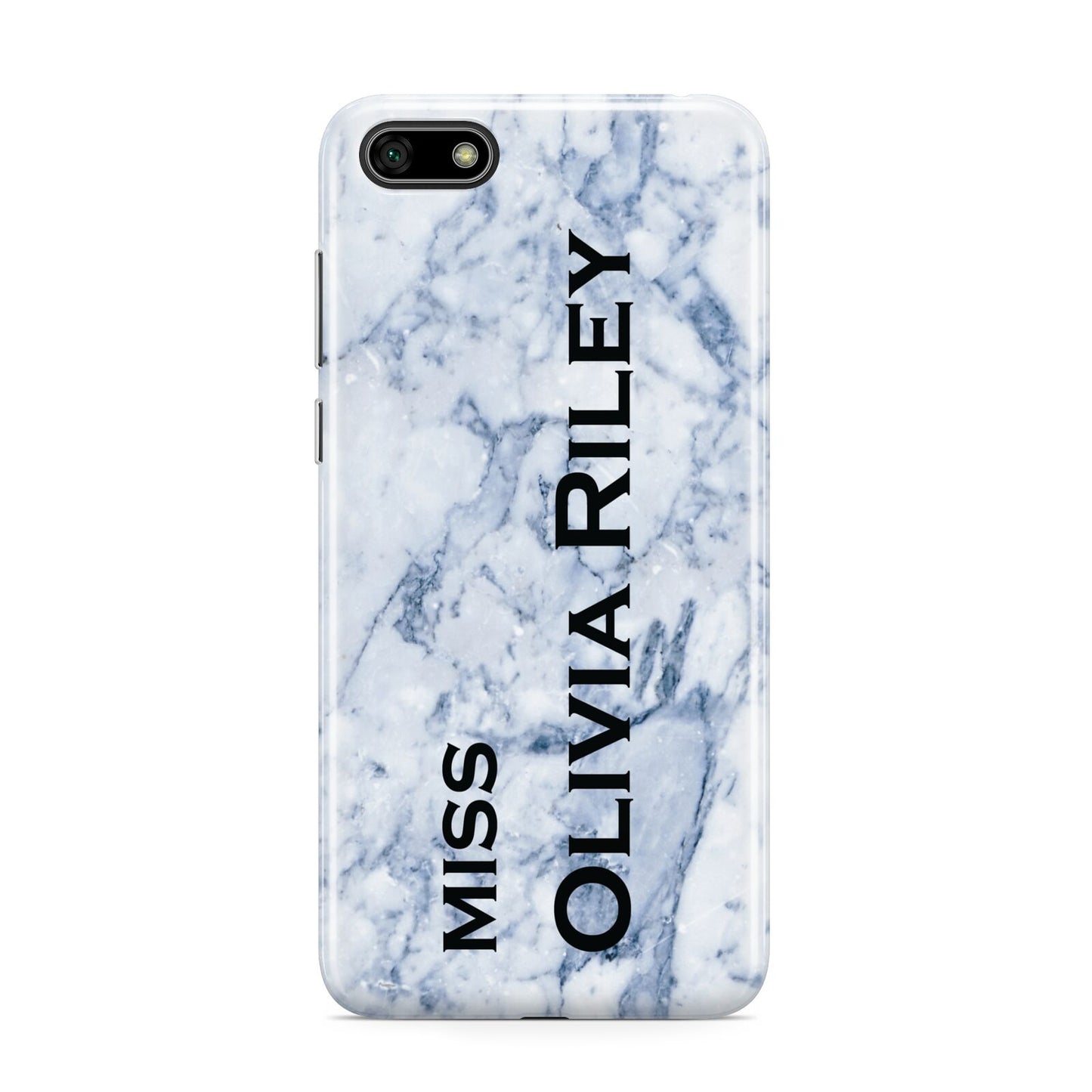 Full Name Grey Marble Huawei Y5 Prime 2018 Phone Case