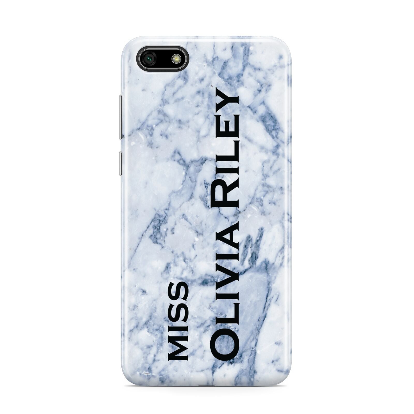 Full Name Grey Marble Huawei Y5 Prime 2018 Phone Case