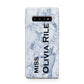 Full Name Grey Marble Protective Samsung Galaxy Case