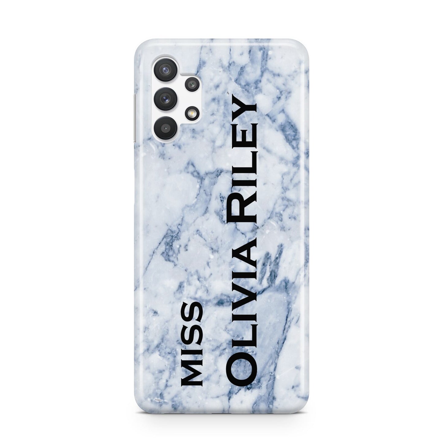 Full Name Grey Marble Samsung A32 5G Case