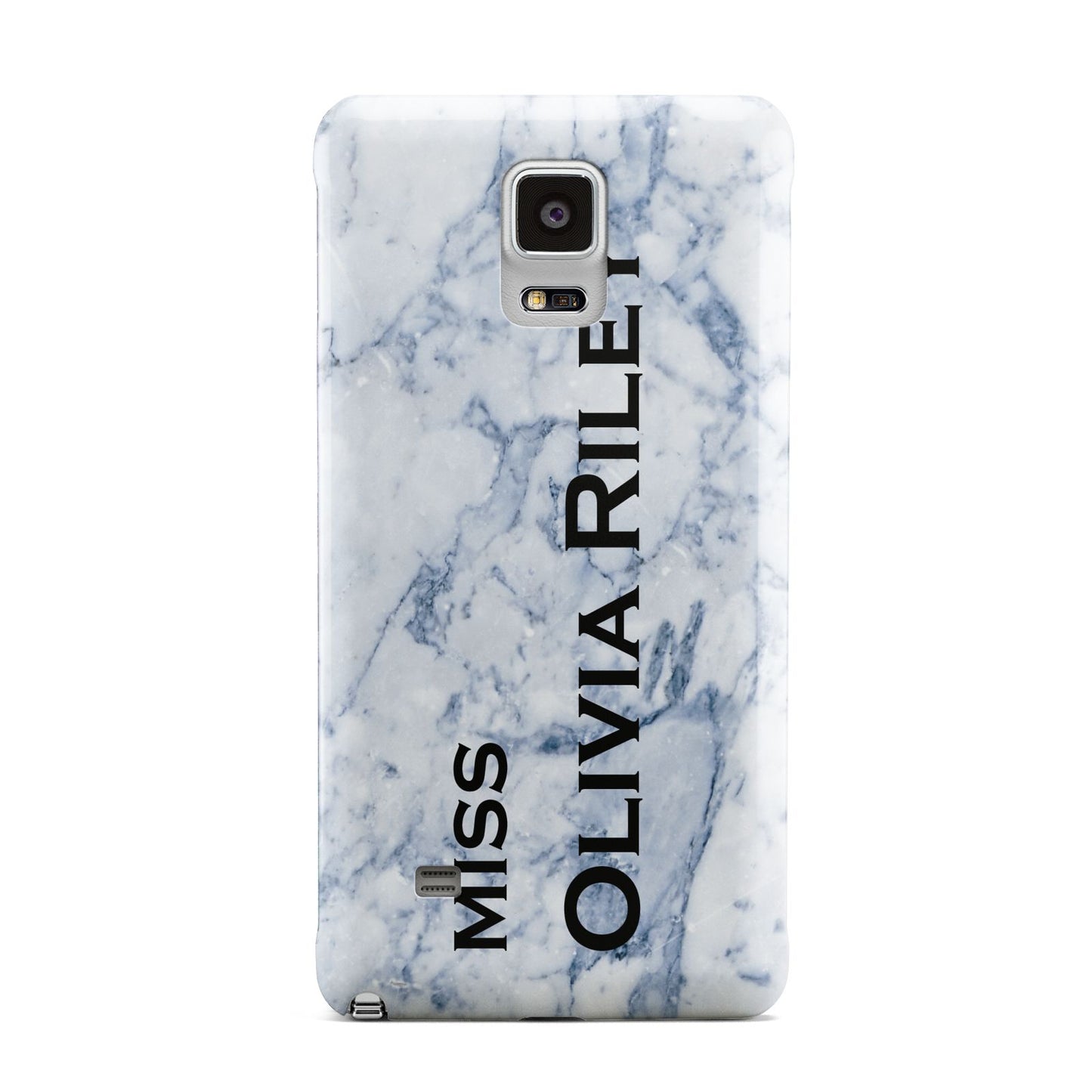 Full Name Grey Marble Samsung Galaxy Note 4 Case