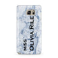 Full Name Grey Marble Samsung Galaxy Note 5 Case