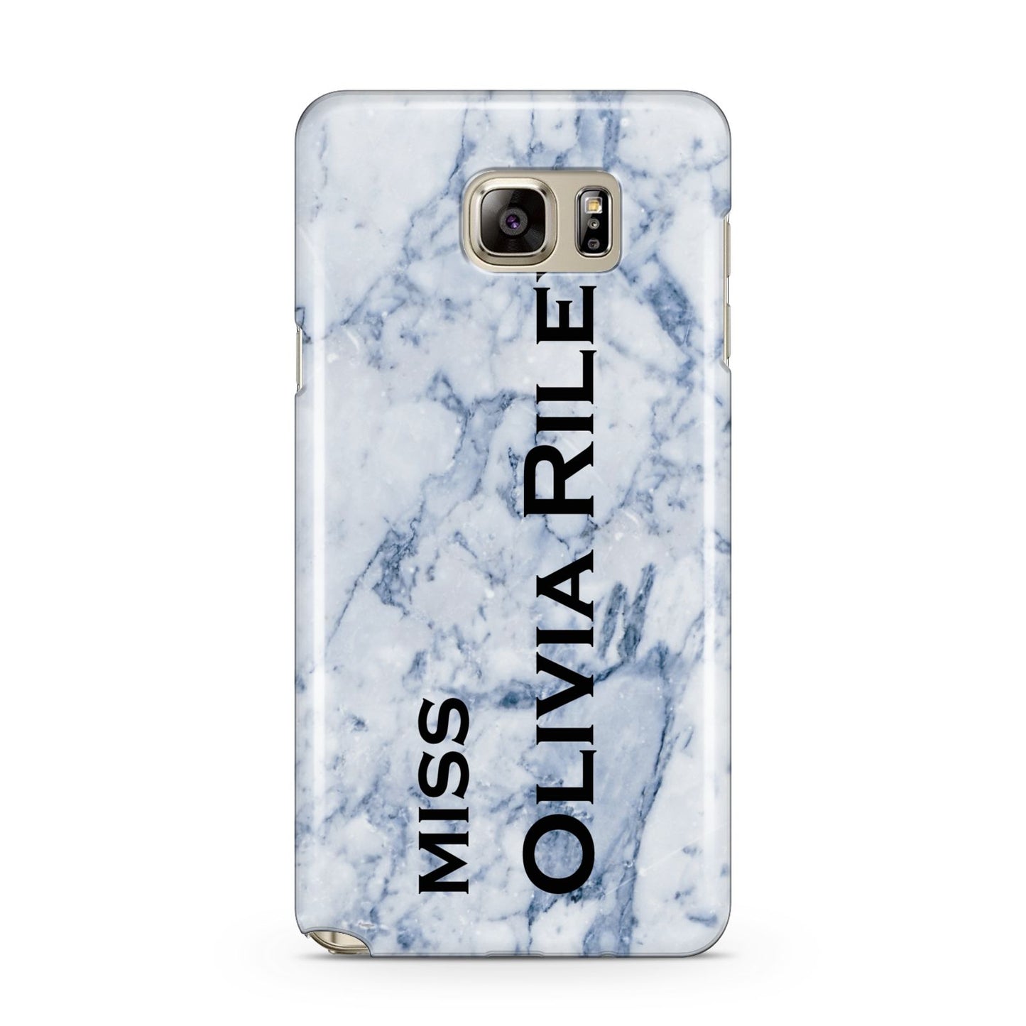 Full Name Grey Marble Samsung Galaxy Note 5 Case