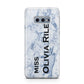 Full Name Grey Marble Samsung Galaxy S10E Case