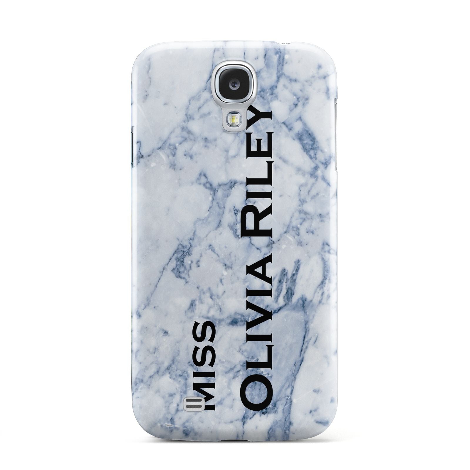 Full Name Grey Marble Samsung Galaxy S4 Case