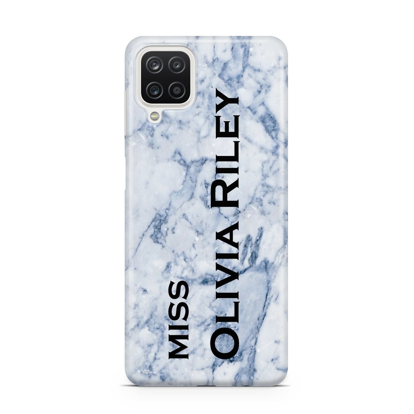 Full Name Grey Marble Samsung M12 Case
