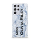 Full Name Grey Marble Samsung S21 Ultra Case