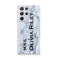 Full Name Grey Marble Samsung S21 Ultra Case