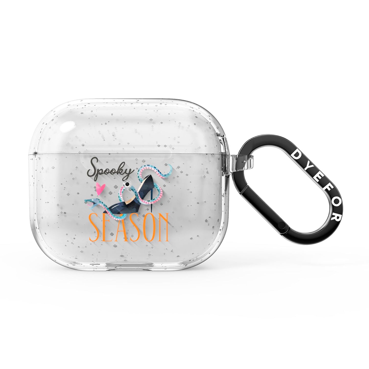 Fun Halloween Catchphrases and Watercolour Illustrations AirPods Glitter Case 3rd Gen