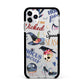 Fun Halloween Catchphrases and Watercolour Illustrations Apple iPhone 11 Pro Max in Silver with Black Impact Case