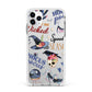 Fun Halloween Catchphrases and Watercolour Illustrations Apple iPhone 11 Pro Max in Silver with White Impact Case