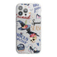 Fun Halloween Catchphrases and Watercolour Illustrations iPhone 13 Pro Max TPU Impact Case with White Edges