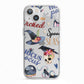 Fun Halloween Catchphrases and Watercolour Illustrations iPhone 13 TPU Impact Case with White Edges