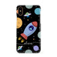 Fun Space Scene Artwork with Name Apple iPhone XS 3D Snap Case
