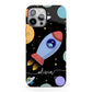 Fun Space Scene Artwork with Name iPhone 13 Pro Max Full Wrap 3D Tough Case