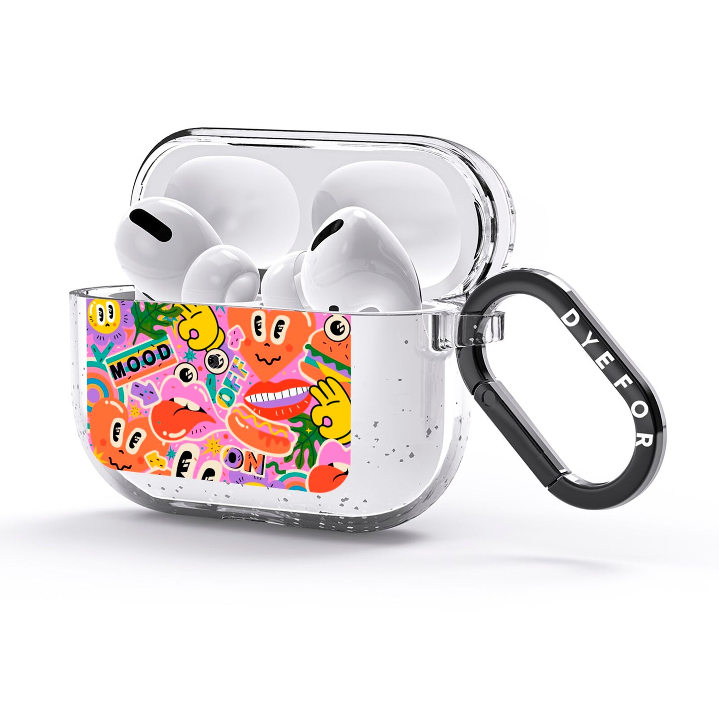 Fun Sticker AirPods Glitter Case 3rd Gen Side Image