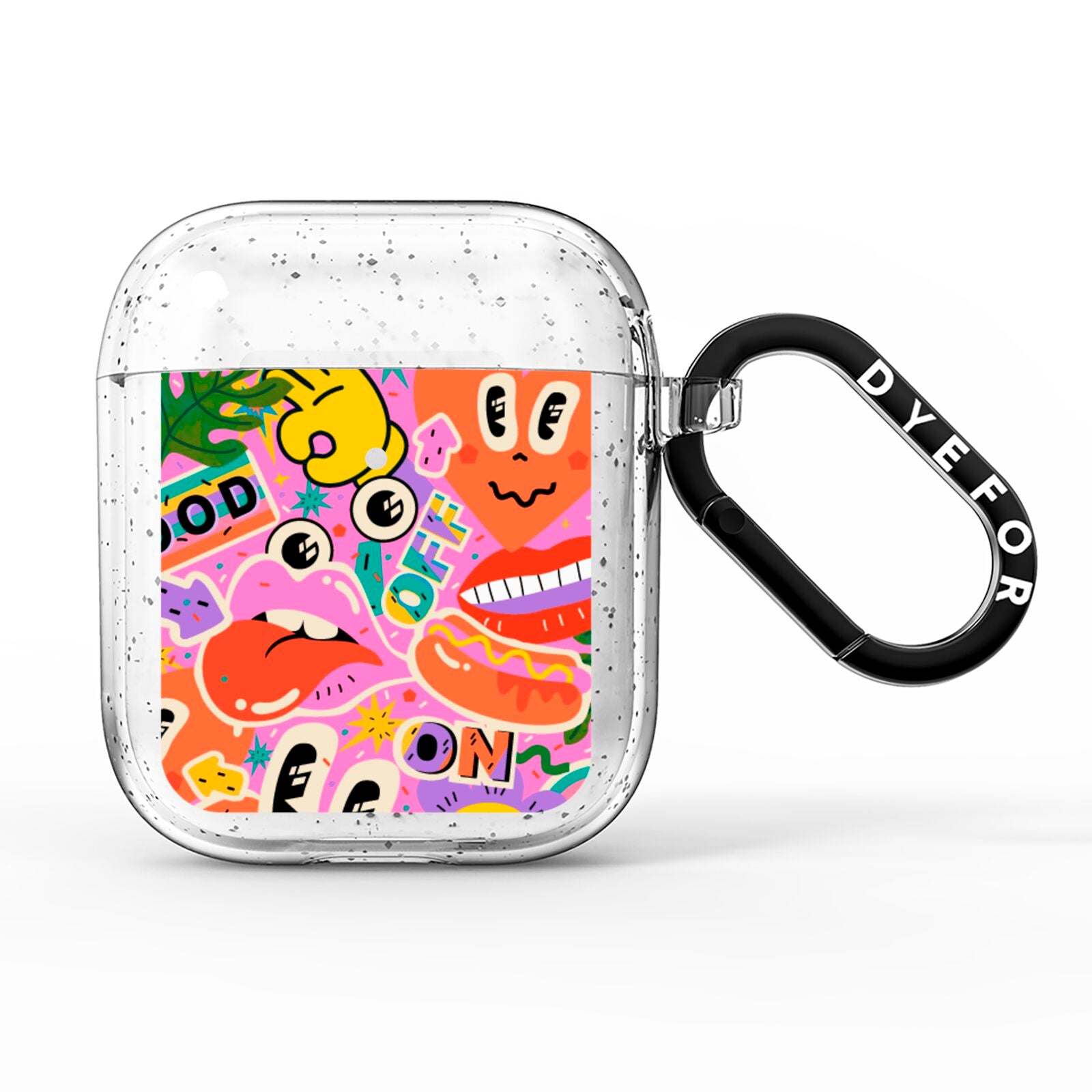 Fun Sticker AirPods Glitter Case