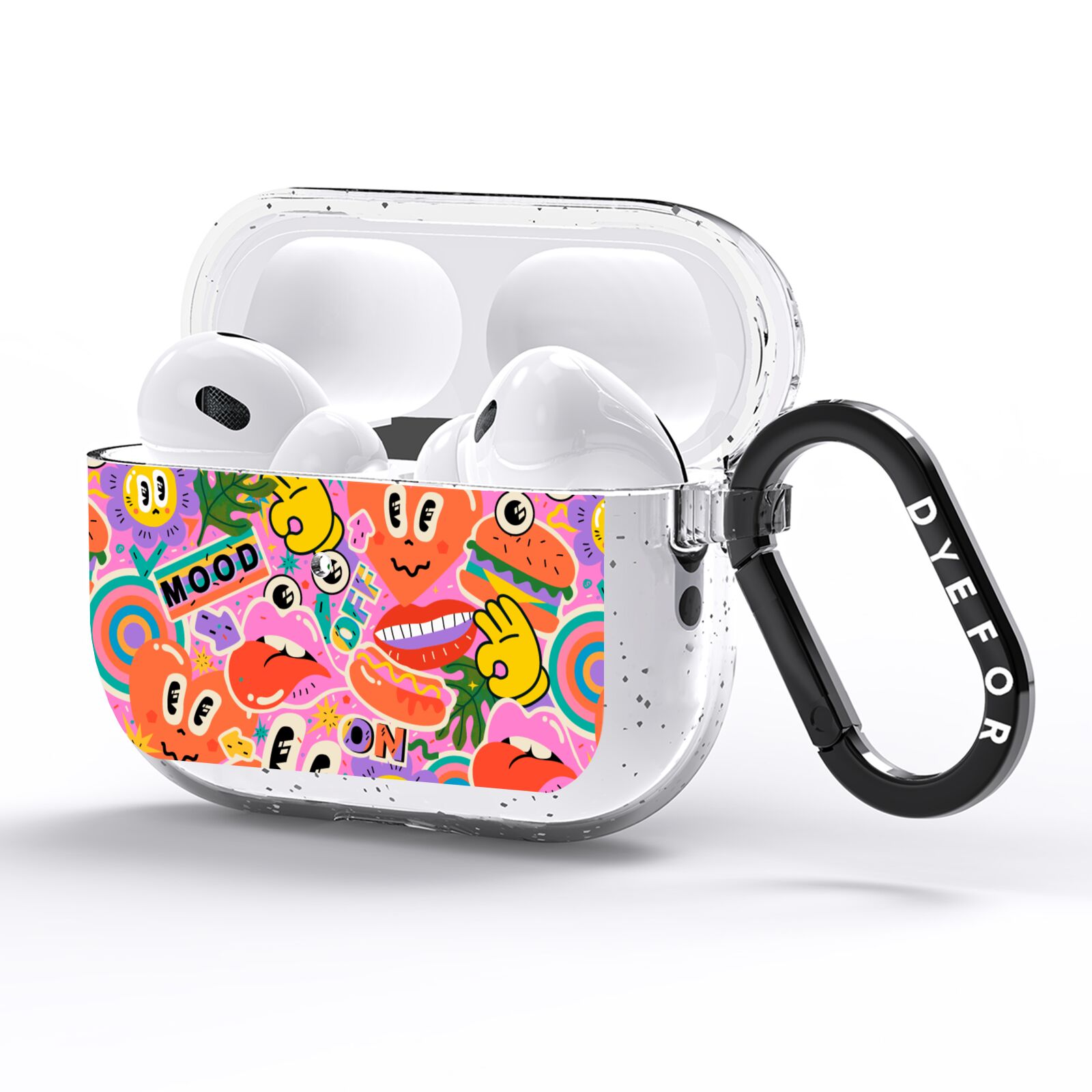 Fun Sticker AirPods Pro Glitter Case Side Image