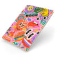 Fun Sticker Apple iPad Case on Gold iPad Side View