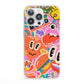 Fun Sticker iPhone 13 Pro Clear Bumper Case
