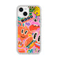 Fun Sticker iPhone 14 Glitter Tough Case Starlight