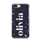 Funky Starry Night Personalised Name Apple iPhone 7 8 Plus 3D Tough Case