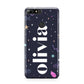 Funky Starry Night Personalised Name Huawei Y7 2018
