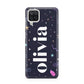 Funky Starry Night Personalised Name Samsung A12 Case