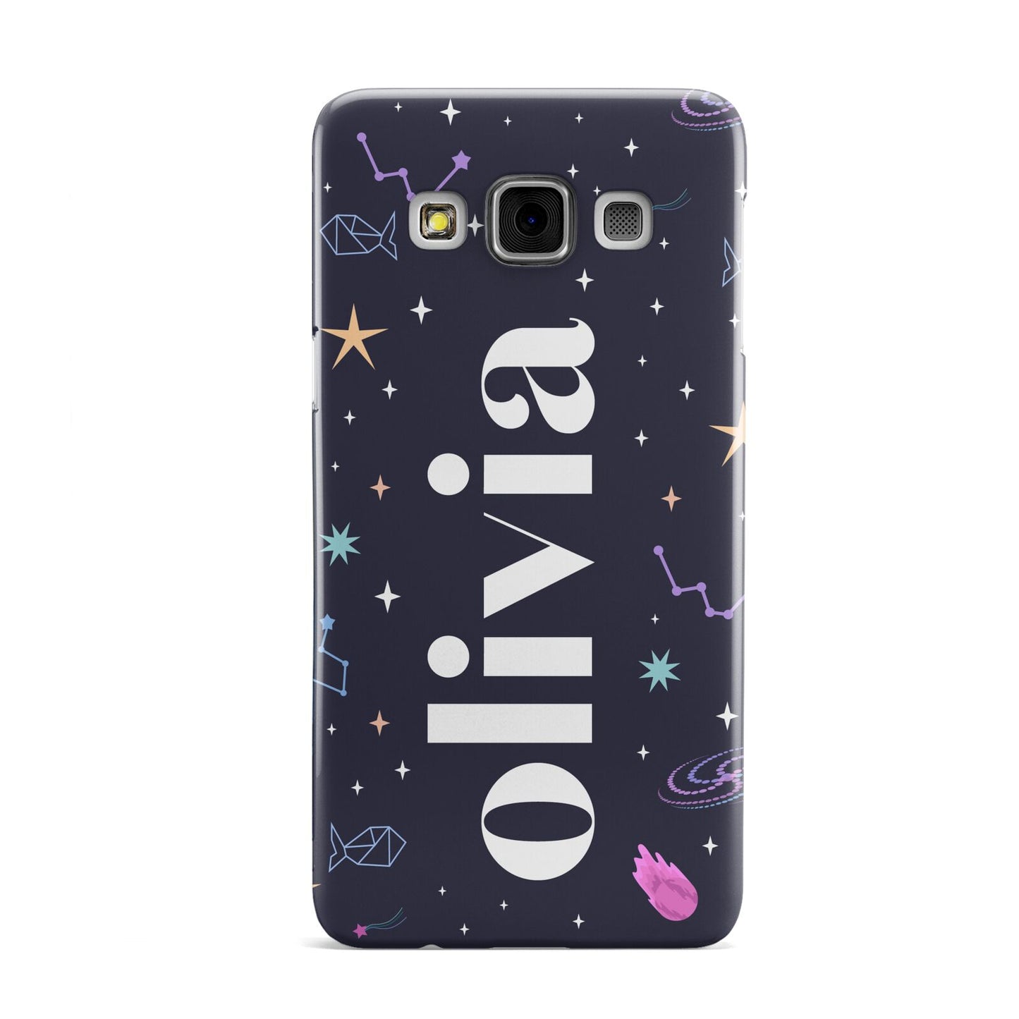 Funky Starry Night Personalised Name Samsung Galaxy A3 Case