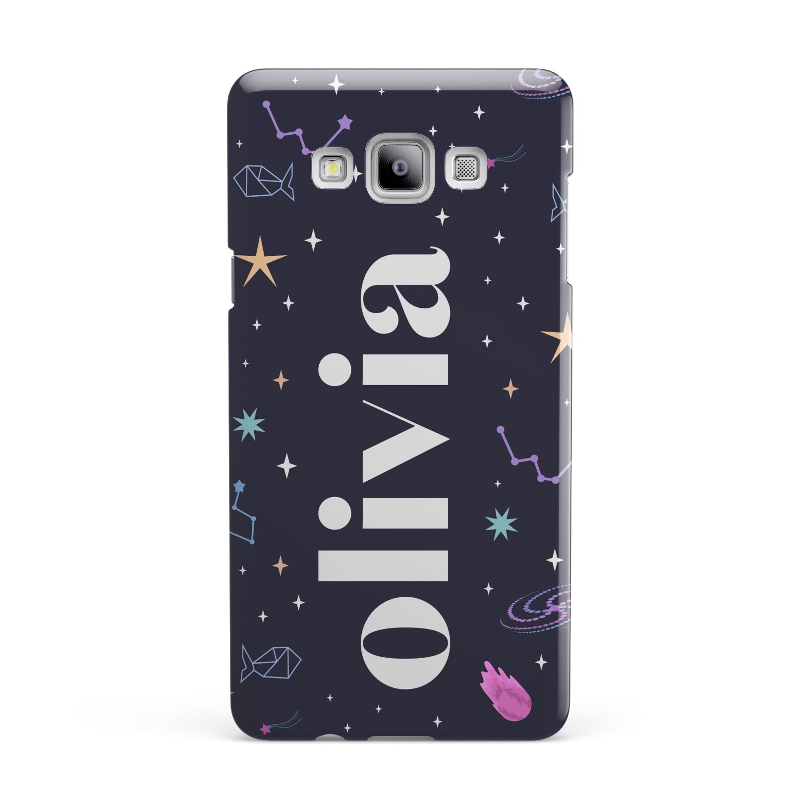 Funky Starry Night Personalised Name Samsung Galaxy A7 2015 Case