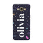 Funky Starry Night Personalised Name Samsung Galaxy A8 Case